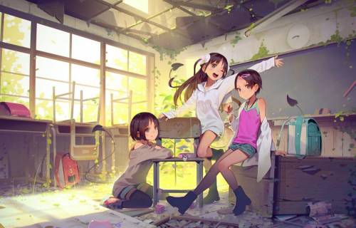 [MUK (MonsieuR)] 淫魔少女3人におちんちん遊ばれる本 (オリジナル)